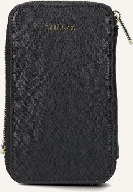 Zwarte GUESS Schoudertas DOUBLE PHONE POUCH Zwarte GUESS Schoudertas DOUBLE PHONE POUCH - large