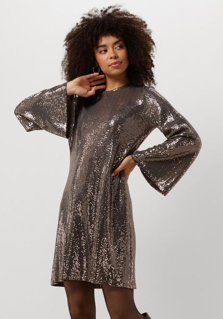 ANA ALCAZAR Mini robe DRESS WIDE SLEEVES en argent - large