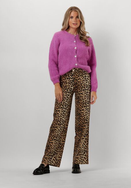 Paarse AMERICAN DREAMS Vest SUSAN ALPACA CARDIGAN - large