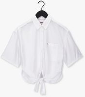 Witte TOMMY JEANS Blouse TJW FRONT TIE SHIRT