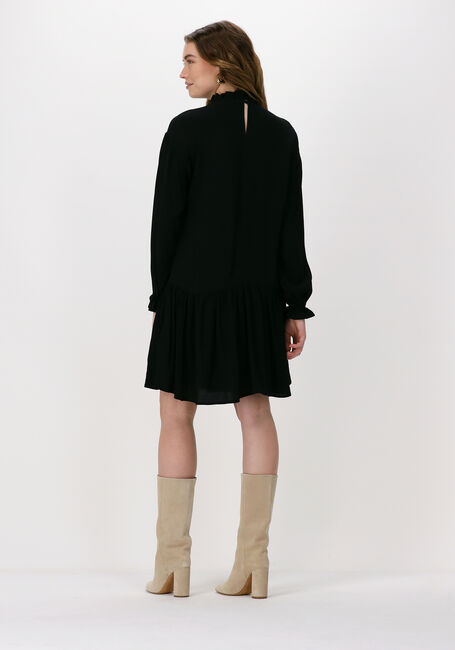 Zwarte NA-KD Mini jurk FRILL DETAIL MINI DRESS - large