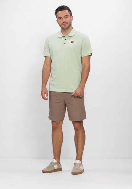 PME LEGEND Polo SHORT SLEEVE POLO JACQUARD JERSEY STRIPE Menthe - large