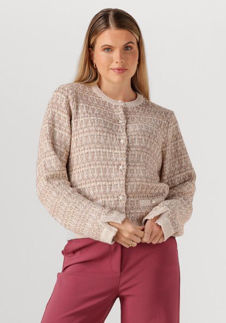 Gouden STUDIO ANNELOES Vest CHANDRA GOLD CARDIGAN - large