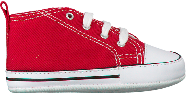 Converse Chaussures Bebe First Star En Rouge Omoda