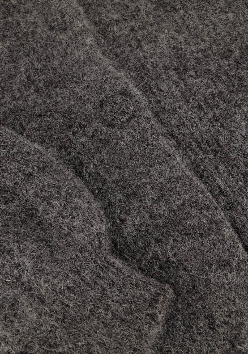 Grijze SELECTED WOMEN Vest SLFSIA RAS LS KNIT POCKET - large