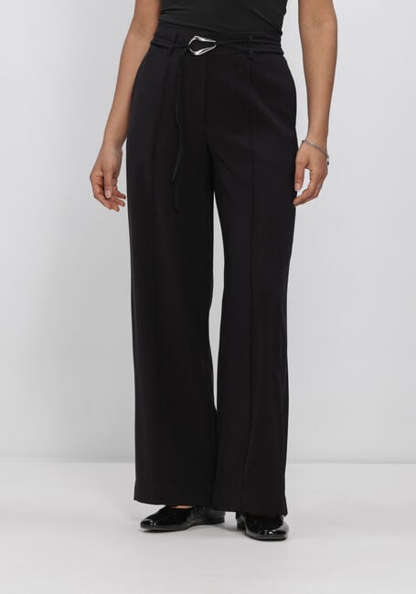 Zwarte OBJECT Broeken/jumpsuits OBJMABEL MW LO PANT E VIP 26 - large