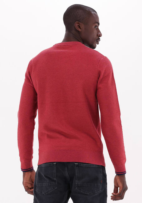 SCOTCH & SODA Pull STRUCTURED CREWNECK PULLOVER en rouge - large