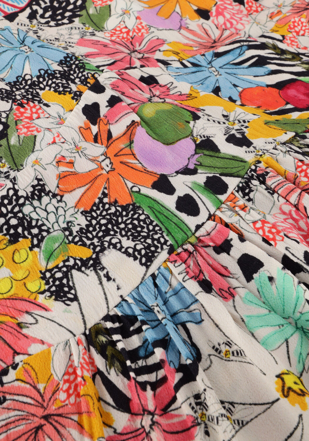 POM AMSTERDAM Mini robe DRESS LIV 7302 en multicolore - large