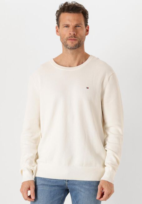 Creme TOMMY HILFIGER Trui ESSENTIAL STRUCTURE CREW NECK - large