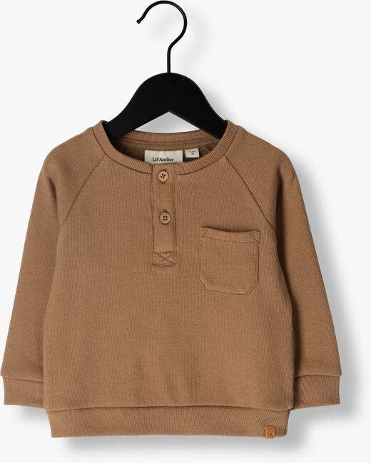 Bruine LIL' ATELIER Sweater NBMLABON LS LOOSE SWEAT - large