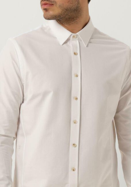 CAST IRON Chemise décontracté LONG SLEEVE SHIRT TWILL JERSEY 2 TONE Gris clair - large
