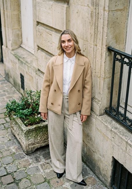 Beige BEAUMONT Jack COLETTE JACKET - large