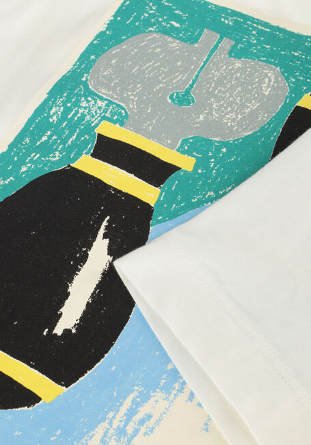 Witte SCOTCH & SODA T-shirt REGULAR FIT ARTWORK T-SHIRT Witte SCOTCH & SODA T-shirt REGULAR FIT ARTWORK T-SHIRT - large