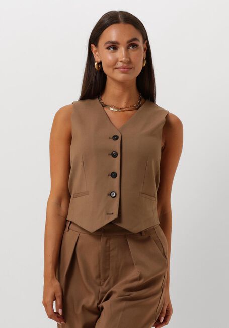 INWEAR Gilet KHAILW WAISTCOAT en marron - large