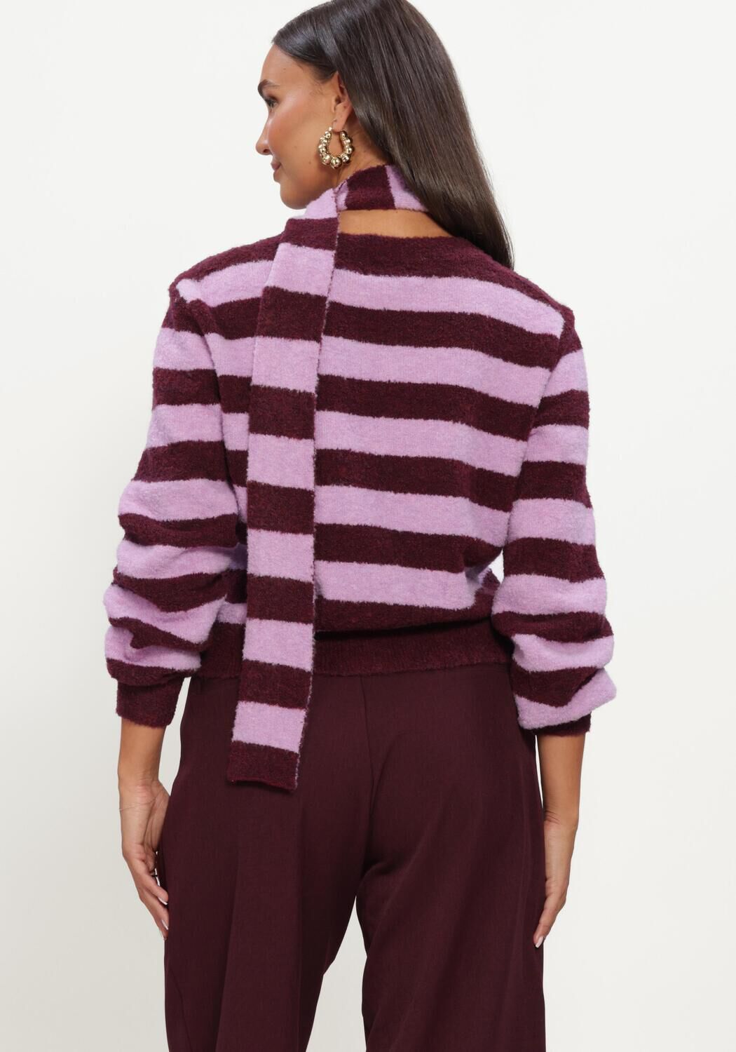 Paarse YDENCE Vest CARDIGAN FELICITY - large