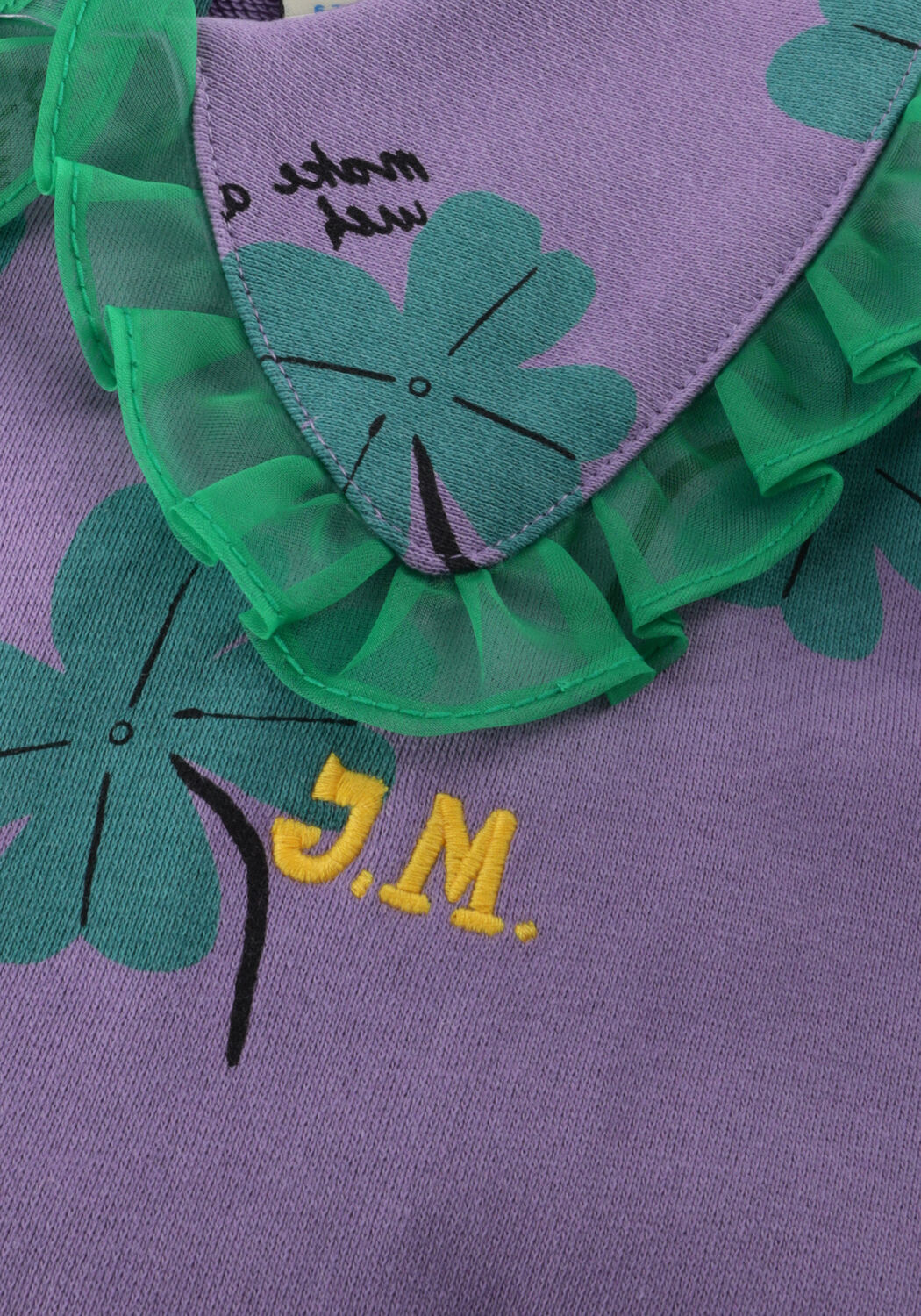 Jelly Mallow Pull LUCKY CLOVER SWEATSHIRT en violet - large