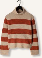 MOS MOSH Col roulé MMAIDY THORA STRIPE ROLLNECK KNIT en orange MOS MOSH Col roulé MMAIDY THORA STRIPE ROLLNECK KNIT en orange - medium