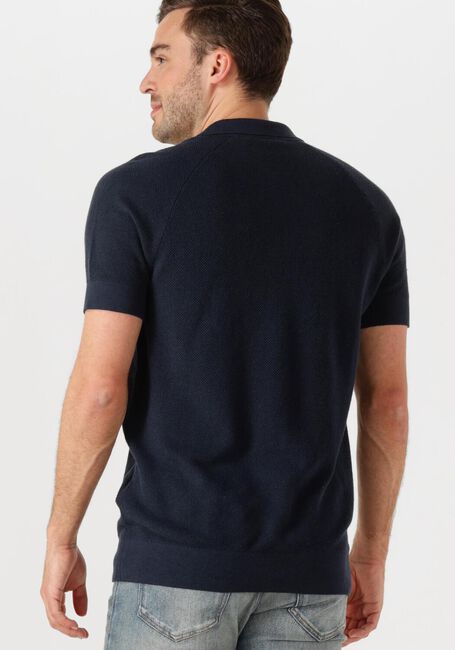 LYLE & SCOTT Polo LINEN BLEND KNITTED POLO Bleu foncé - large