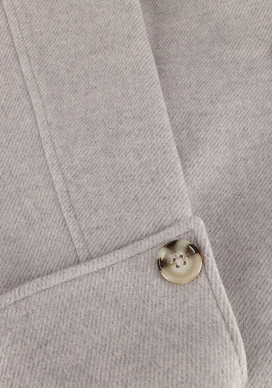 Lichtgrijze NOTRE-V Mantel NV-EILEEN - large