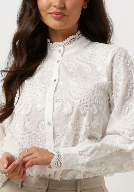 Witte BRUUNS BAZAAR  LINGON CHARLOTTA SHIRT - large