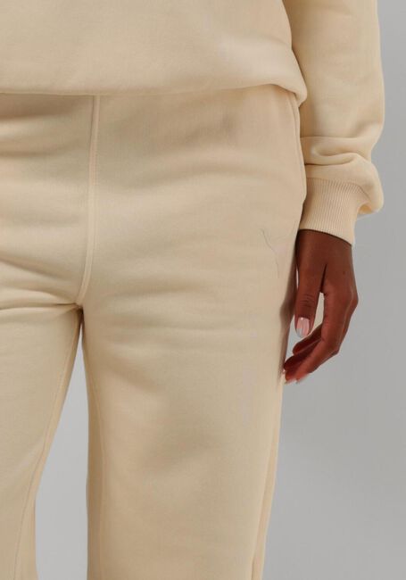 ALIX THE LABEL Pantalon de jogging LADIES KNITTED SWEAT PANTS Écru - large