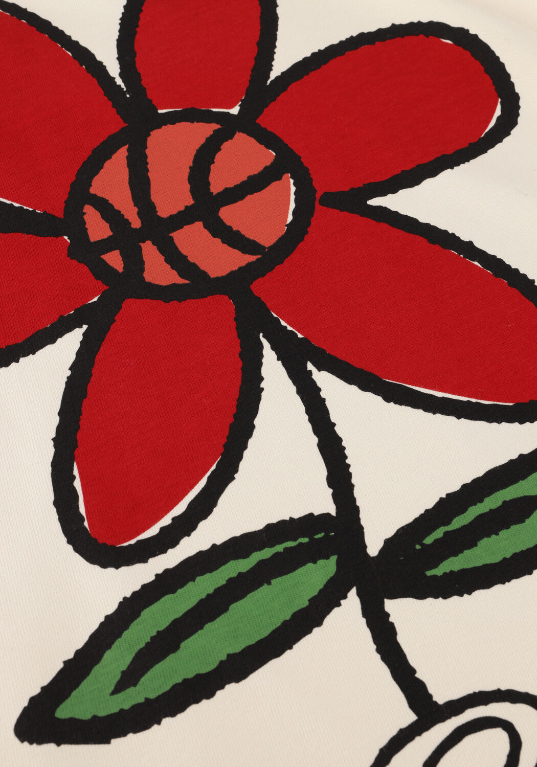 LES DEUX T-shirt FLOWER BASKET T-SHIRT &Eacute;cru - large