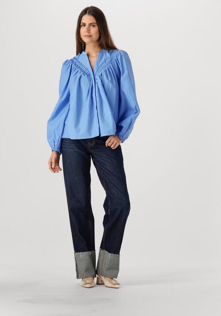 Blauwe Y.A.S.  YASELLY LS SHIRT - large