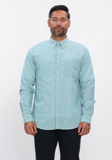 Blauwe BARBOUR Casual overhemd NELSON TAILORED SHIRT - large