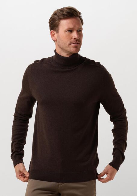 SELECTED HOMME Col roulé SLHBERG ROLL NECK NOOS en marron - large