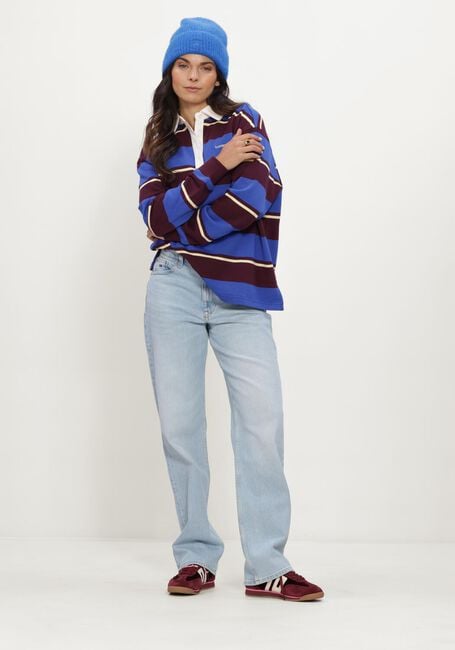 TOMMY JEANS Pull TJW RLX SCRIPT RUGBY en multicolore - large