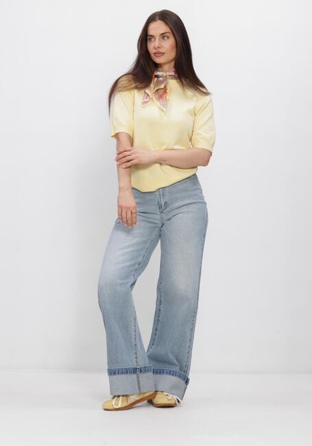 Y.A.S. Haut YASLENA SS KNIT PULLOVER S. NOOS en jaune - large