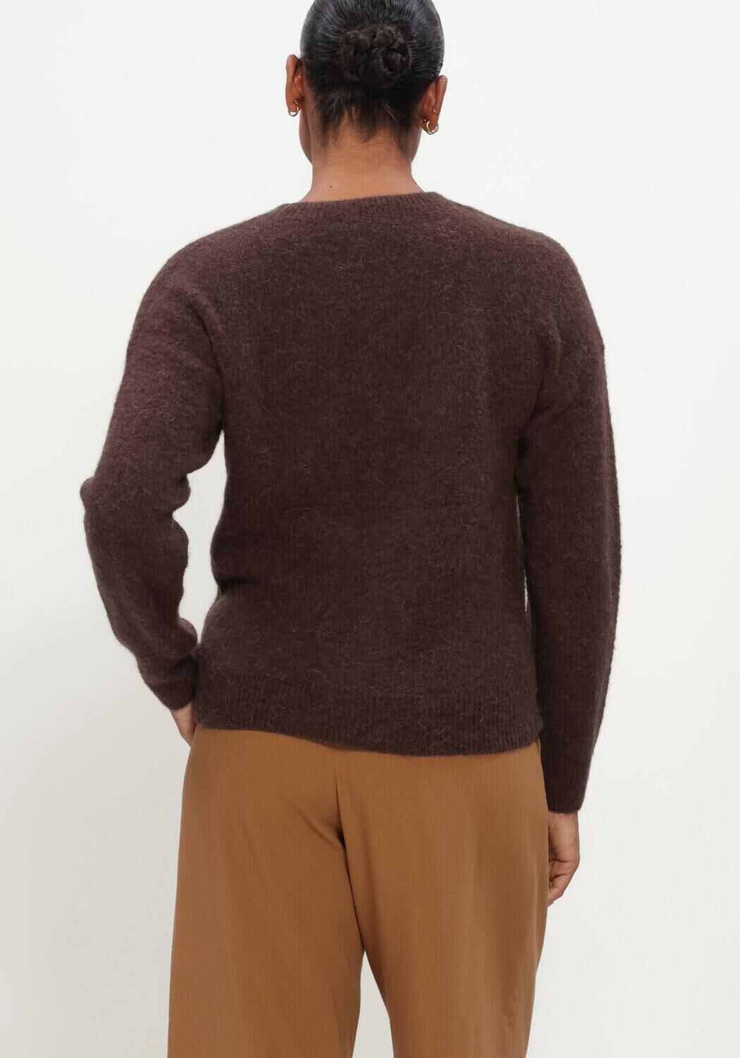 MSCH COPENHAGEN Pull MSCHFESTINA HOPE PULLOVER en marron - large