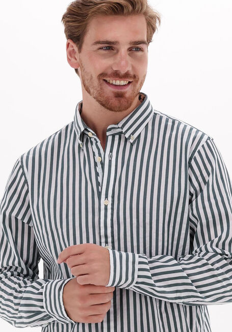 SCOTCH & SODA Chemise décontracté REGULAR-FIT STRIPED SHIRT en vert - large