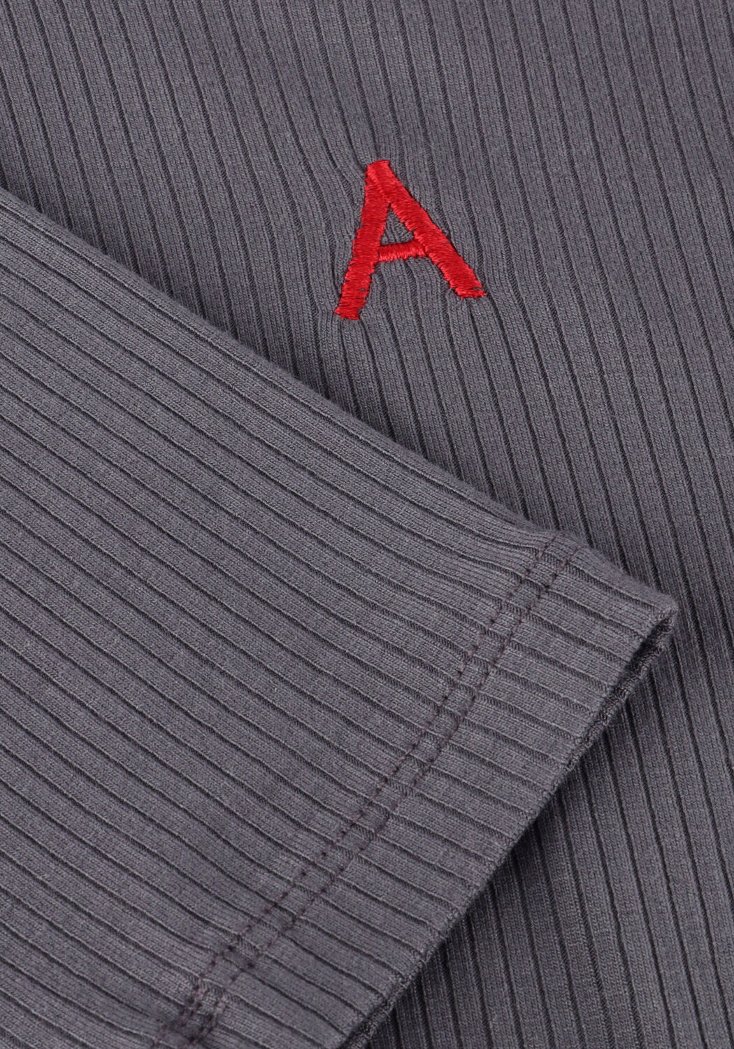 ALIX THE LABEL Haut LADIES KNITTED MODAL LONGSLEEVE TOP Gris fonc&eacute; - large