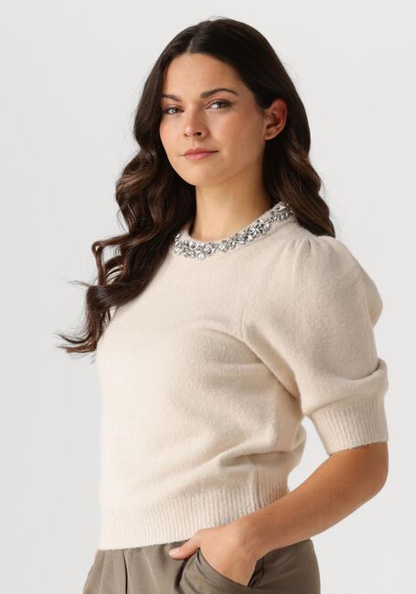 NEO NOIR Pull MAIA STONE KNIT BLOUSE Écru - large