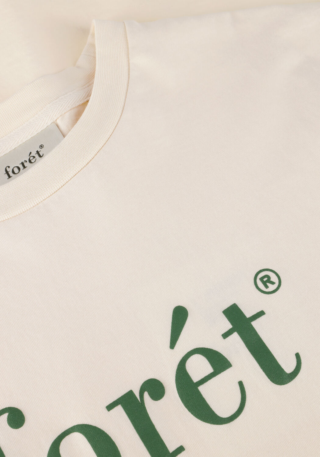 Gebroken wit FOR&Eacute;T T-shirt AMBER T-SHIRT - large