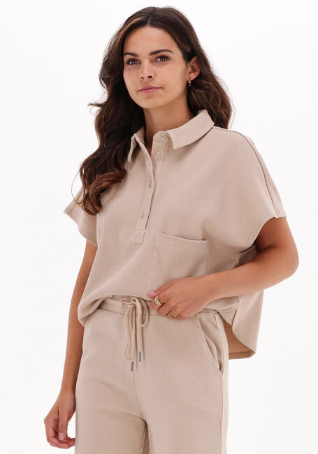 ANOTHER LABEL Haut AMBER TOP en camel - large