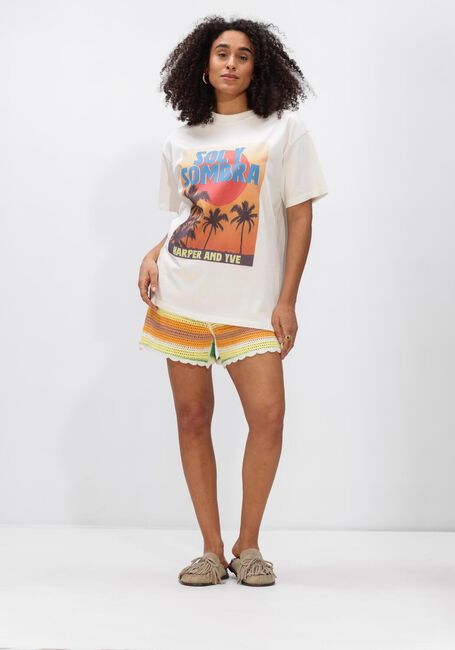 Ecru HARPER & YVE T-shirt SOLYSOMBRA-SS - large