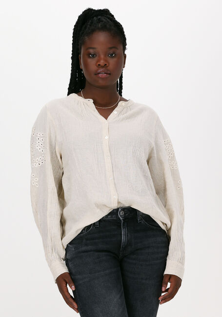 Ecru BY-BAR  IVY SLUB BLOUSE - large