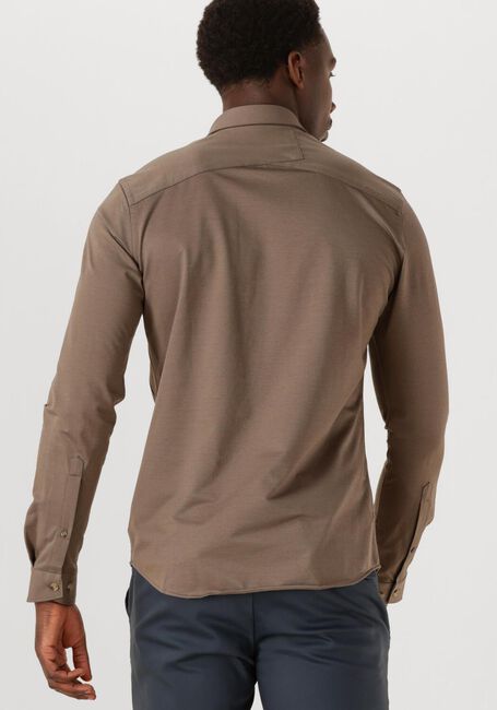 CAST IRON Chemise décontracté CF TECH TWILL JERSEY en marron - large