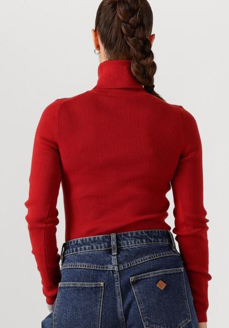 Rode CALVIN KLEIN Coltrui WOVEN LABEL ROLL NECK - large