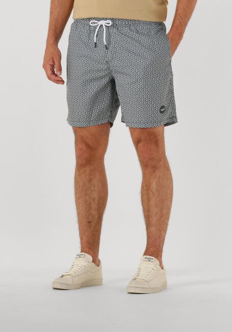 Groene SHIWI Zwembroeken MEN MIKE SWIM SHORTS 7 INCH GEO TILE - large