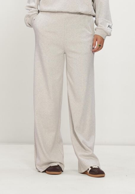 Grijze ALIX THE LABEL Broeken/jumpsuits LADIES KNITTED WIDE LEG PANTS - large