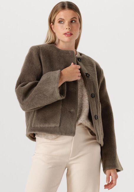 STUDIO AR Jack AUBREY FAUX MOHAIR en taupe - large