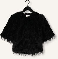 Zwarte SUMMUM Vest SHORTSLEEVE JACKET FAUX FEATHER FUR Zwarte SUMMUM Vest SHORTSLEEVE JACKET FAUX FEATHER FUR - medium