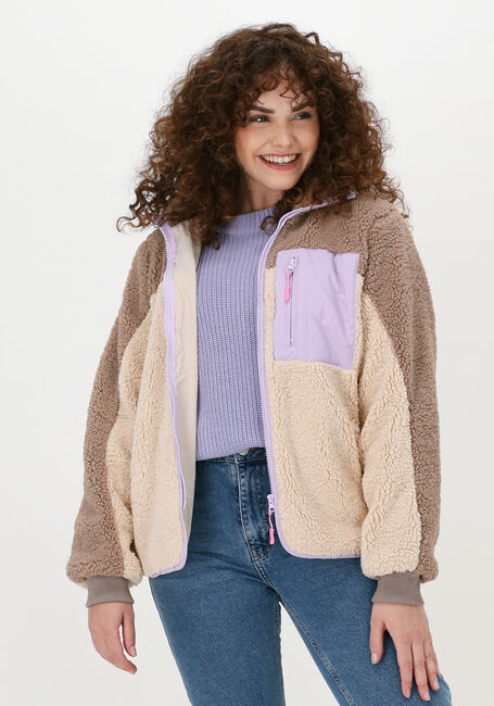 NEO NOIR Manteau Teddy EAGLE TEDDY JACKET en beige - large