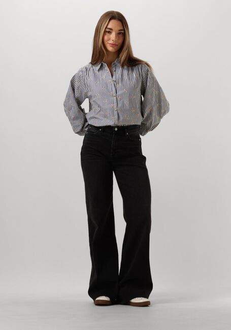 Witte SUMMUM  BLOUSE SCATTERED EMBROSTRIPE - large