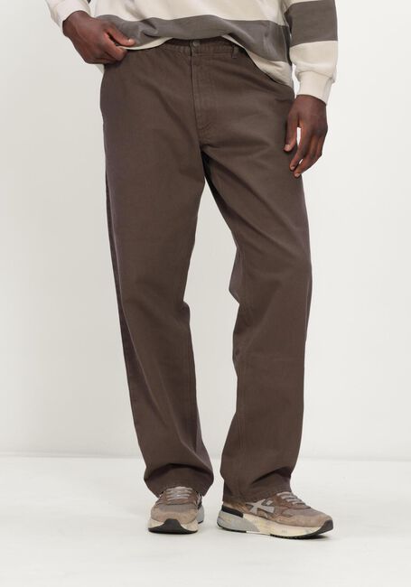 FOR&Eacute;T Chino CLAY TWILL PANTS en marron - large