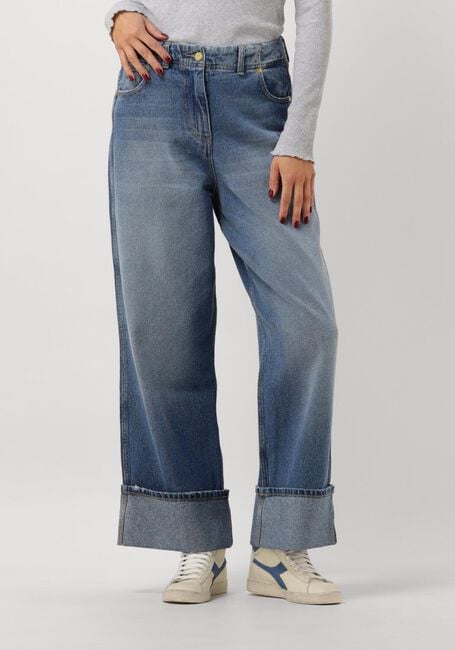 Blauwe SOEURS DE PROVENCE Wide jeans JULE PANT - large