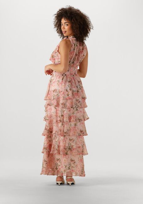 NEO NOIR Robe maxi MARLI FLOWER CHIFFON DRESS Rose clair - large